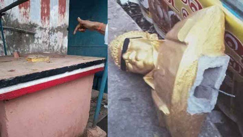 mgr statue damaged...Edappadi Palanisamy condemnation