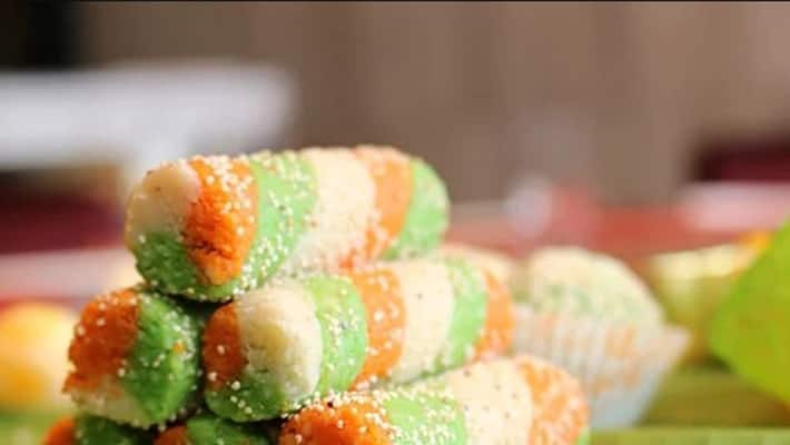 Make Independence Day special Tri color sweet without using food color ABSC Make Independence Day special Tri color sweet without using food color ABSC