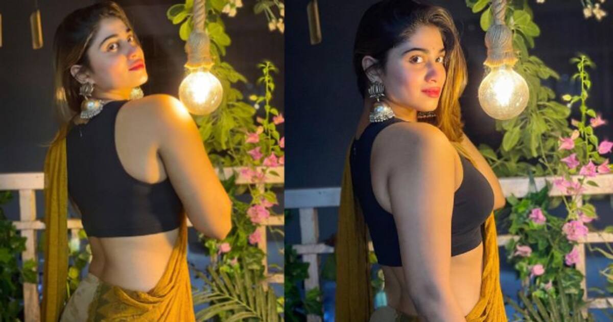 Shivani Hot : விலகிய சேலையோடு... சைடு போஸில் மொத்த அழகையும் காட்டி!! தாறுமாறான கவர்ச்சியில் சூடேற்றும் ஷிவானி