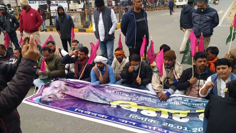 Protesters Block Roads, Burn Tyres Over Railway Exam In Bihar Bandh