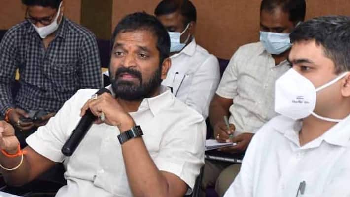 minister srinivas goud gave clarification on his gun firing at freedom rally minister srinivas goud gave clarification on his gun firing at freedom rally