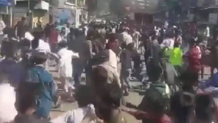 Demand to cancel offline exams in Maharashtra students protest outside Education Minister house Demand to cancel offline exams in Maharashtra students protest outside Education Minister house