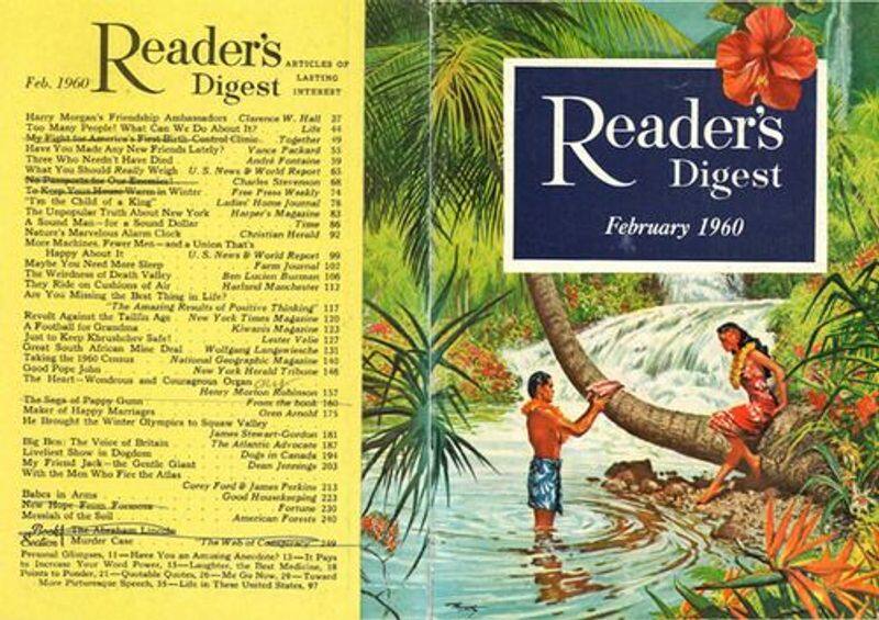 When the good old reading habit called readers digest turns 100