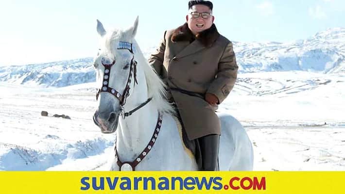 North Koreas Kim Jong Un Rides White Horse In New Propaganda Video mnj North Koreas Kim Jong Un Rides White Horse In New Propaganda Video mnj
