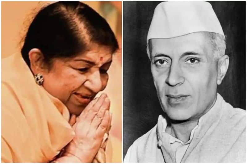 Jawaharlal Nehru cried on Lata Mangeshkar song