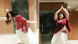 mohammed shami's wife Hasin Jahan dance on Pushpa movie Song Saami saami, see video dva