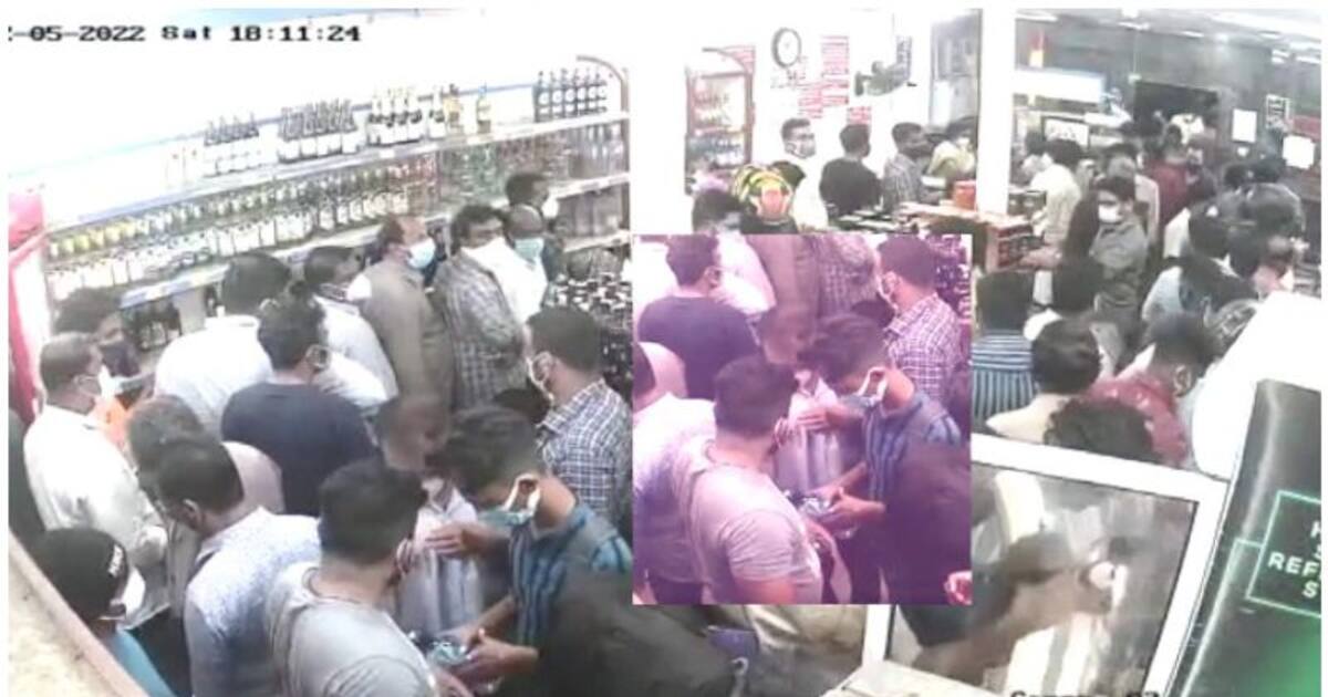 കൊല്ലം ബിവറേജ് ഔട്ട്‌ലെറ്റില്‍ നിന്ന് യുവാക്കള്‍ മദ്യം മോഷ്ടിച്ചു