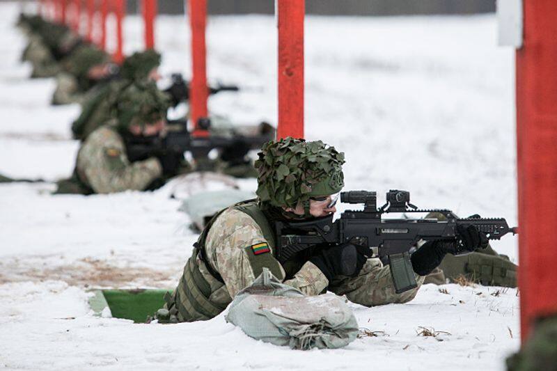 Ukraine conflict Russian and Belarus military exercises at Ukraine border