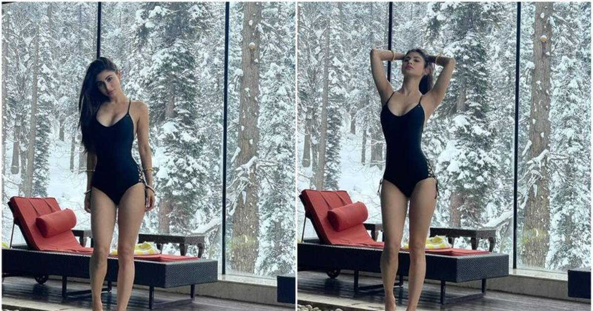 Mauni Roy hot : திருமணத்திற்கு பிறகும் கட்டுக்கடங்காத .கிளாமர்..நாகினி நாயகியின் காஷ்மீர் பிகினி அதகளம்..