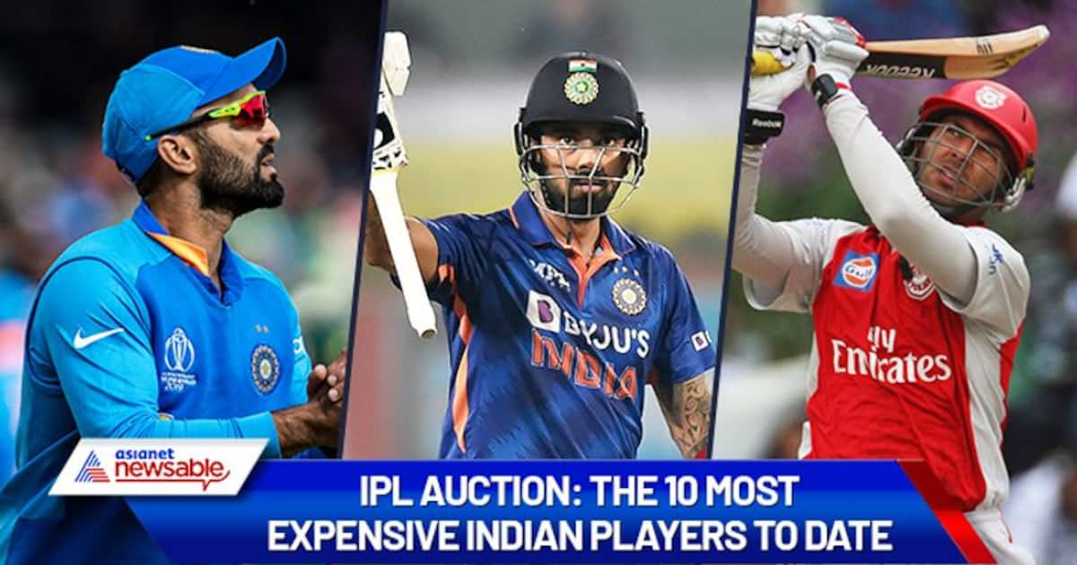 IPL Auction: The 10 Most Expensive Indian Players To Date