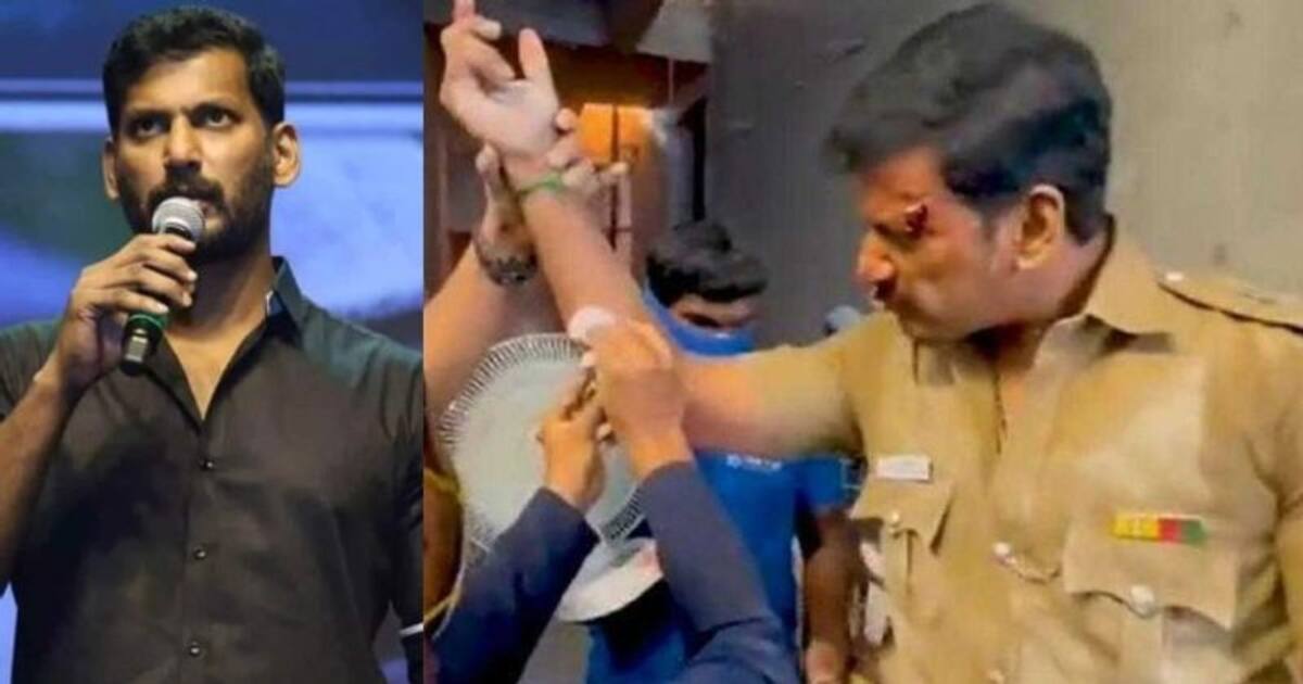 லத்தி பட சண்டைக் காட்சி ஷூட்டிங்கில் விஷாலுக்கு எலும்பு முறிவு. அடிபடும் ஸ்டண்ட் காட்சி