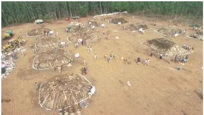 Police destroy over 2 lakh kg ganja in anakapalle district Police destroy over 2 lakh kg ganja in anakapalle district