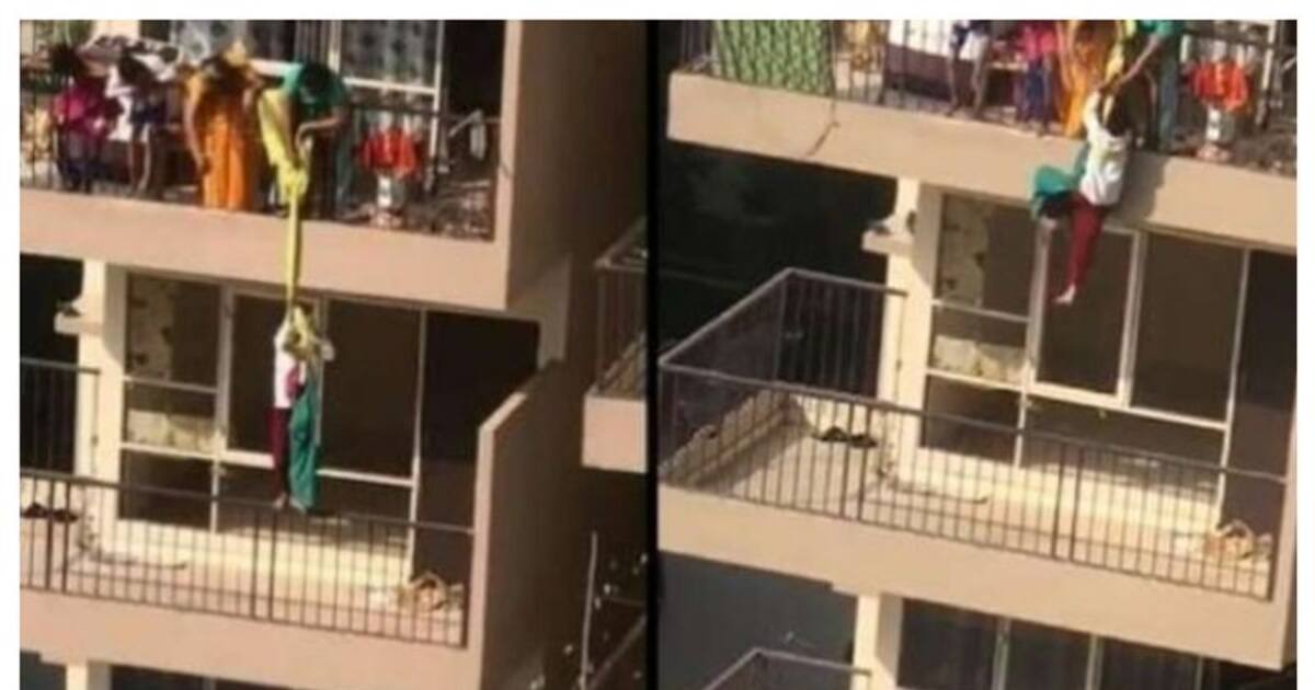 விபரீதத்தில் சிக்கிய குழந்தை...பொறுப்பற்ற தாயின் செயலா...? கொந்தளிக்கும் நெட்டிசன்கள்...வைரல் வீடியோ...!!