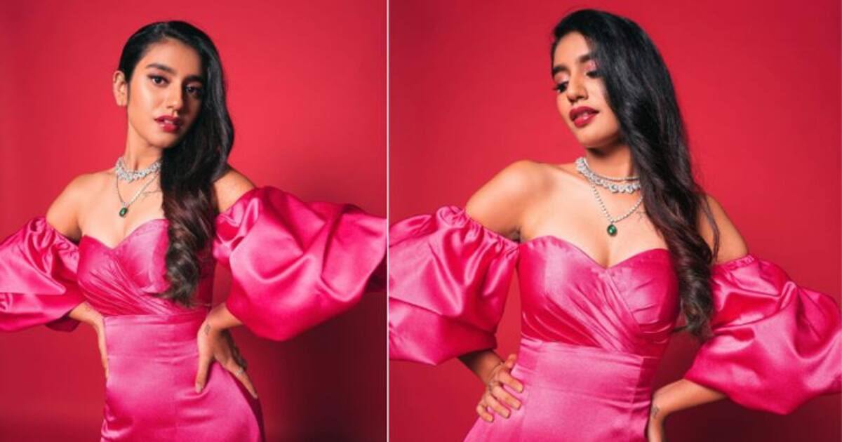 Priya varrier Hot :கழண்டு விழுவது போன்ற ஸ்ட்ராப்லெஸ் உடையில் கவர்ச்சி தூக்கலாக ஹாட்போஸ் கொடுத்த பிரியா வாரியர்