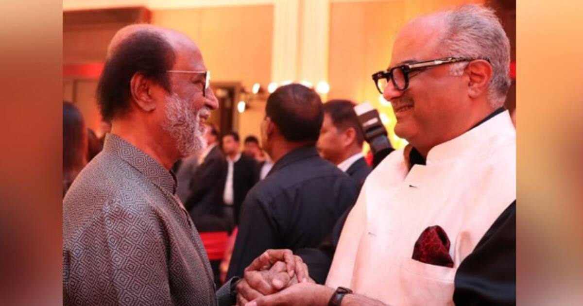 அஜித் உடனான கூட்டணி முடிவுக்கு வருகிறது.... அடுத்ததாக சூப்பர்ஸ்டார் பட வாய்ப்பை தட்டித்தூக்கிய போனி கபூர்...!