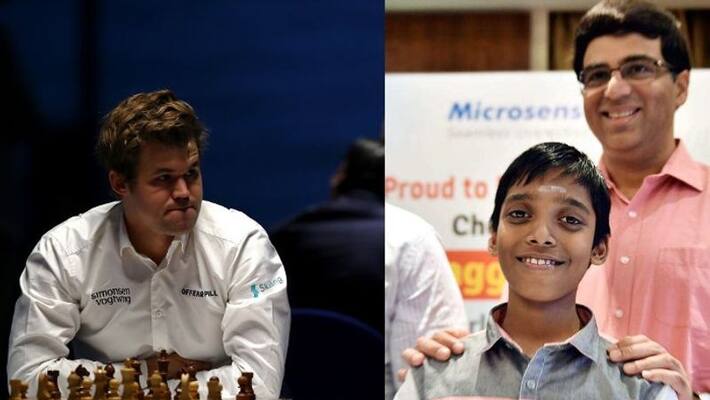 Praggnanandhaa teams up with Carlsen for the first time for