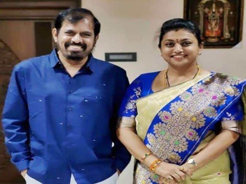 Chennai george town court issued Arrest warrant for Actress Roja husband RK Selvamani gan