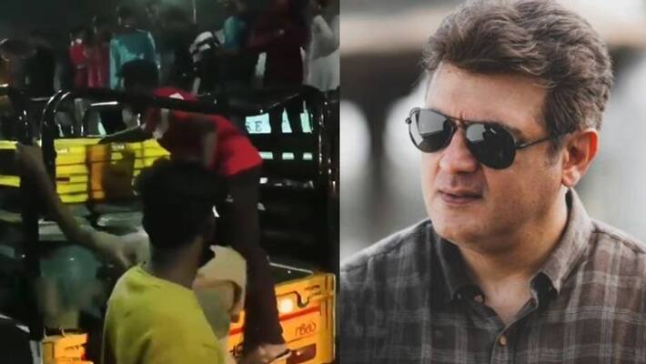 Ajith fans stole milk products from aavin van Ajith fans stole milk products from aavin van