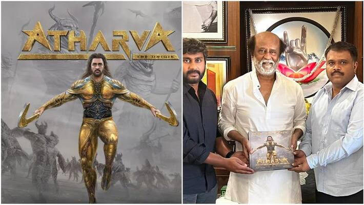 Rajinikanth launches MS Dhoni's Atharva Rajinikanth launches MS Dhoni's Atharva
