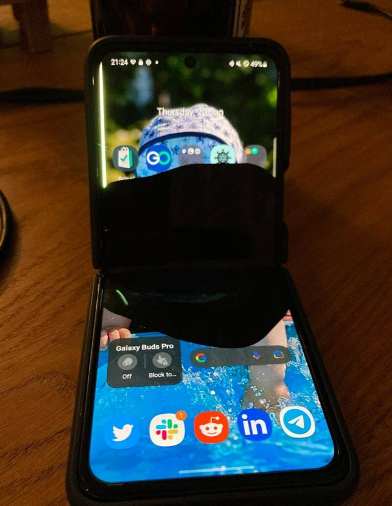 Man frames broken Galaxy Z Flip3 after Samsung refused to fix it under warranty