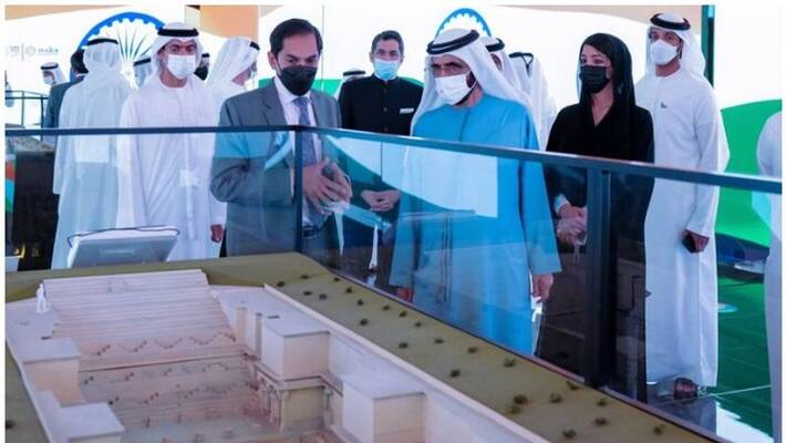 Sheikh Mohammed visited Indian pavilion at Expo 2020 Sheikh Mohammed visited Indian pavilion at Expo 2020
