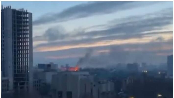 Russia made blast in ukraine and a firing to an apartment which killed a woman Russia made blast in ukraine and a firing to an apartment which killed a woman