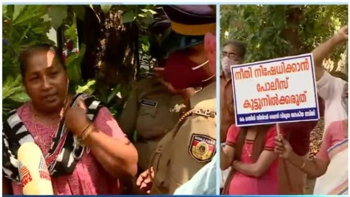 Locals protest against k rail officials came for Plant the stone Locals protest against k rail officials came for Plant the stone