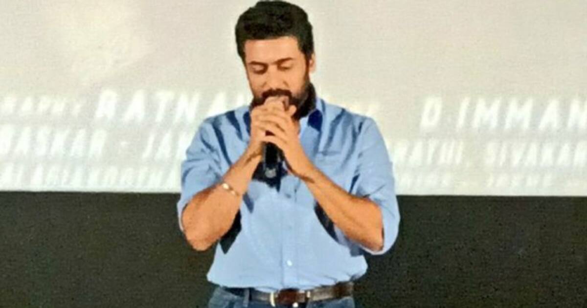 Suriya prays for Ukraine : என்ன மனுஷன்யா.... உக்ரைன் மக்களுக்காக பட விழாவில் பிரார்த்தனை செய்த சூர்யா
