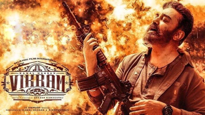 Kamal fans vikram poster creates controversy case filed in madurai Kamal fans vikram poster creates controversy case filed in madurai