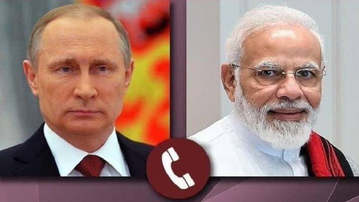 PM Modi speaks on telephone with Russia President Vladimir Putin on G20 PM Modi speaks on telephone with Russia President Vladimir Putin on G20