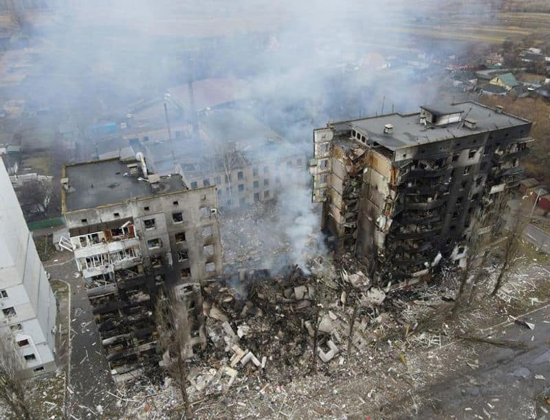 Russia Ukraine War Ukraine devastated in war sign of ruin is visible in every way