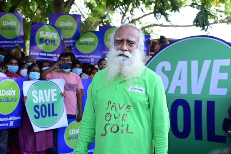 sadhguru starts his bike journey for save soil campaign from kovai