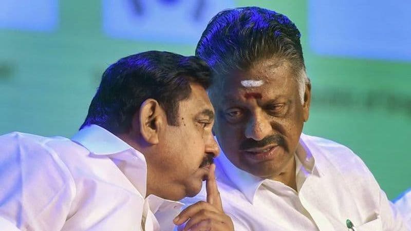 Edappadi Palaniswami and ops Who has which seat in tn assembly said speaker aapavu