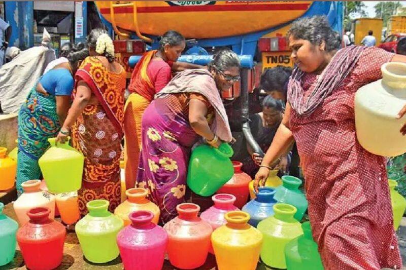 chennai water board announced that no water for 4 days
