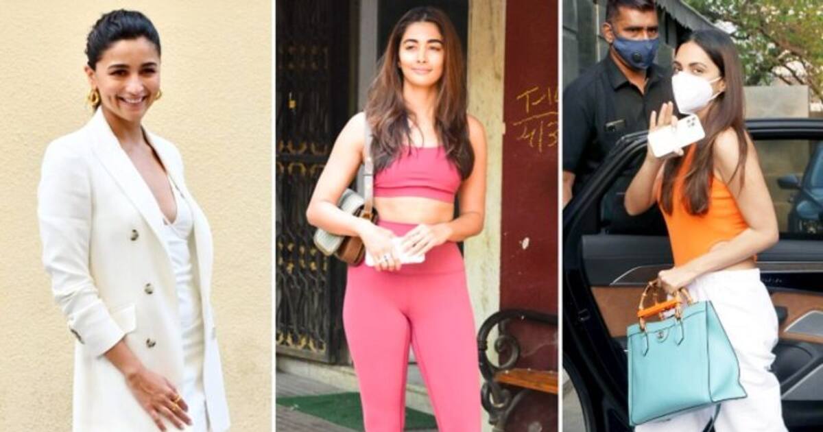 PICS : Pooja Hegde Dressed in Black with 2 Lakh Louis Vuitton