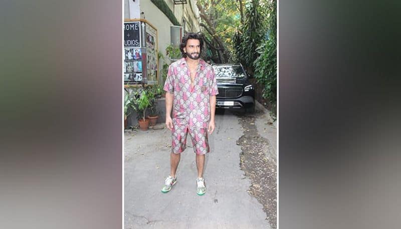 Ranveer Singh rocks pink pineapple printed Gucci outfit worth Rs 2
