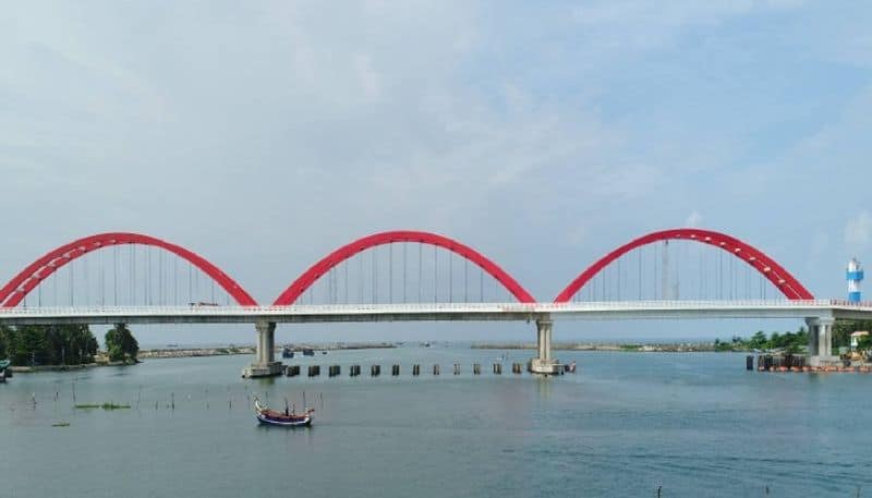 Asia s longest bowstring bridge at Valiyazheekkal