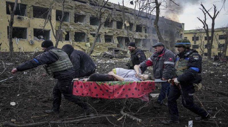 russia attacks maternity hospital in ukraine