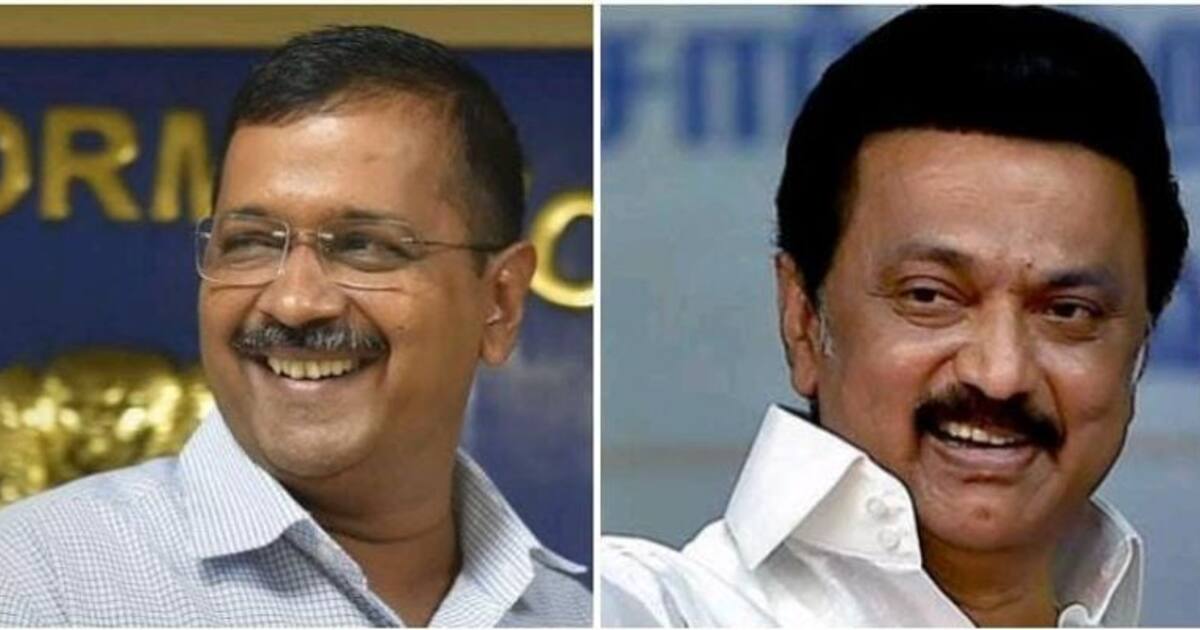 ஸ்டாலினை வரவேற்று கெஜ்ரிவால் அரசு வைத்த பேனர்...! ஆச்சரியத்தில் உடன்பிறப்புகள்