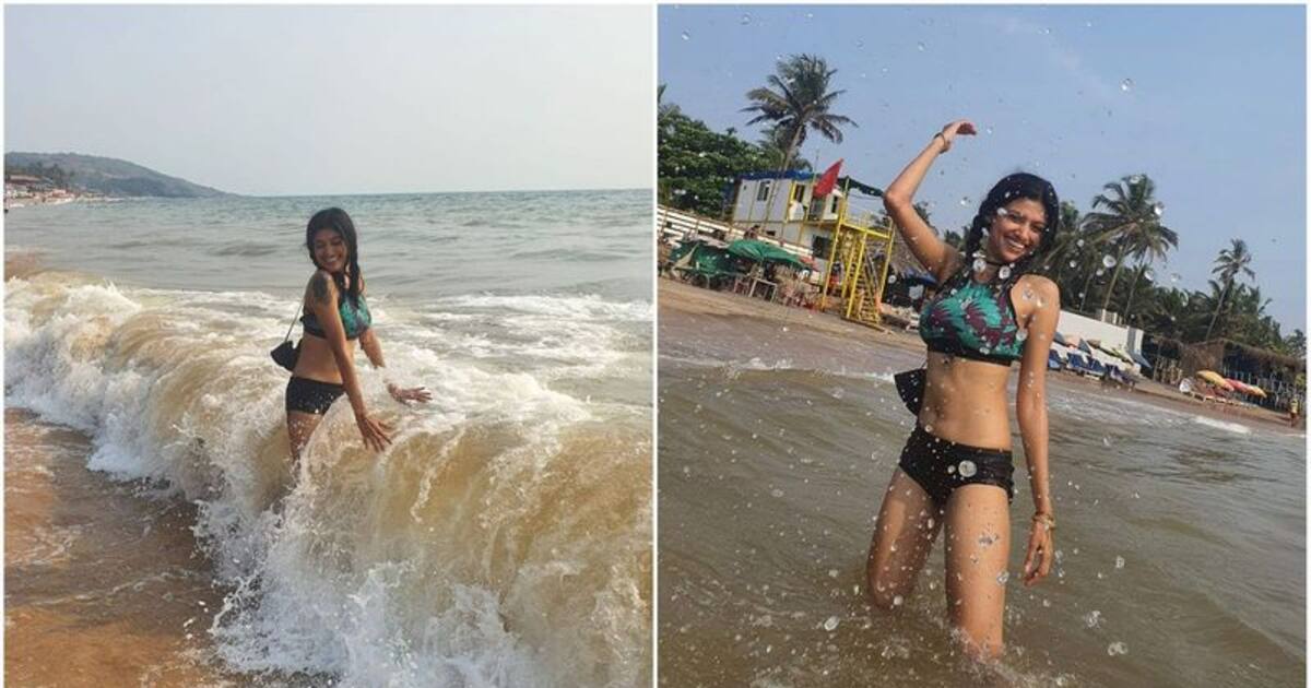 அடக்கடவுளே..தூக்கல் கவர்ச்சியில் பிக்பாஸ் ஓவியா..டூ  பீசில் கண்ணை கட்டும் போஸ் ..