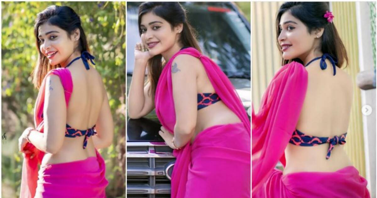 Dharsha Gupta Hot: கவர்ச்சியில் உச்சம் தொட்ட தர்ஷா குப்தா...பட வாய்ப்பு தேடி பின்னழகை காட்டி..படு மோசமான போஸ்.