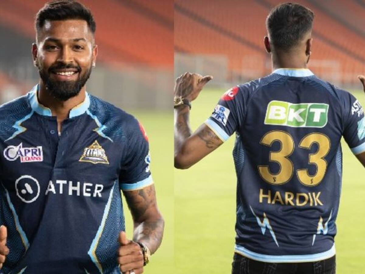 IPL 2022: Hardik Pandya unveils Gujarat Titans' jersey for 15th