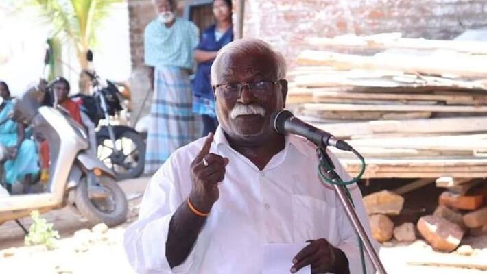 Christian minister should not come inside the temple .. BJP MLA MR Gandhi angry. Christian minister should not come inside the temple .. BJP MLA MR Gandhi angry.