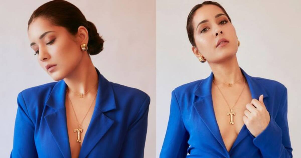 Raashi Khanna Hot : உள்ளாடை அணியாமல் கோட் சூட்டில்... ஷேம் ஷேம் பேபியாக போஸ் கொடுத்த ராஷி கண்ணா!