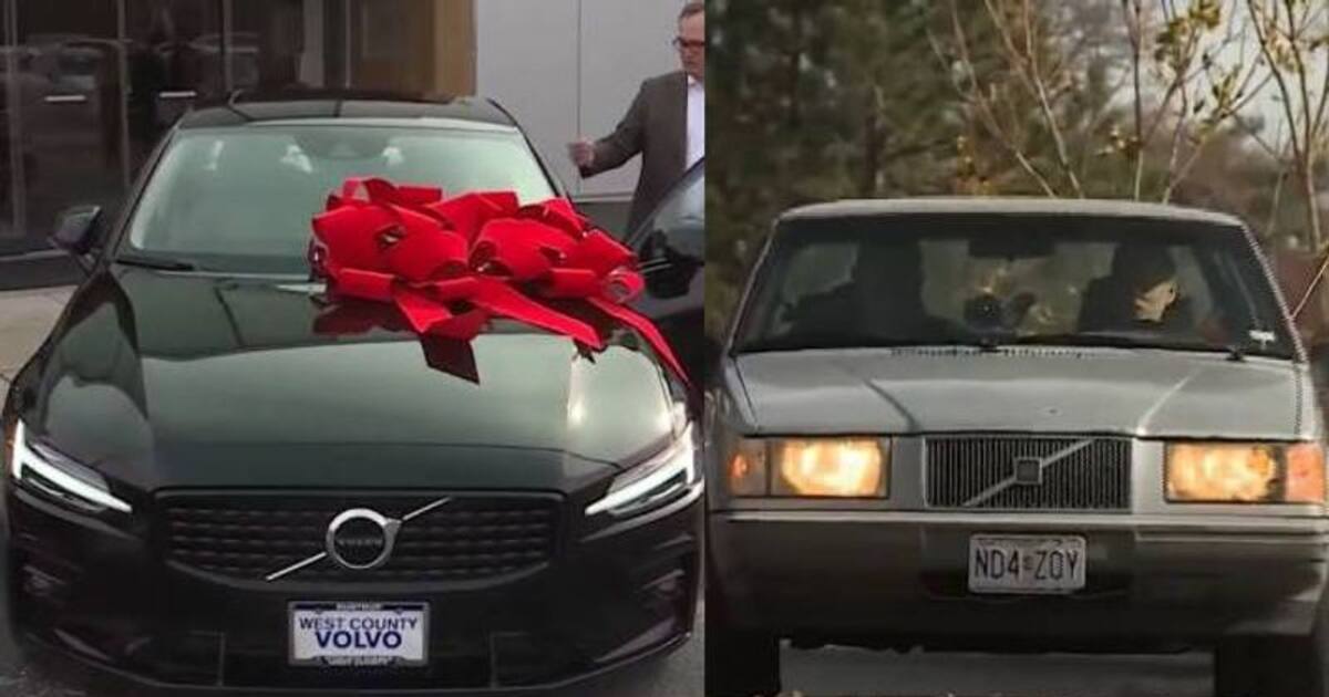 1991 செடான் மாடலில் பத்து லட்சம் கி.மீ.க்கள் - புது கார் பரிசளித்து அசத்திய வால்வோ!