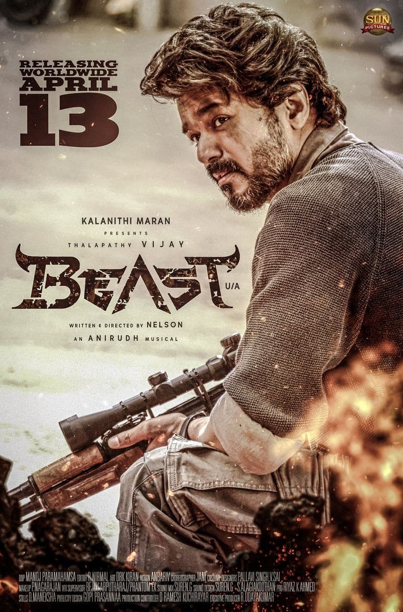 Vijays Beast to release on April 13