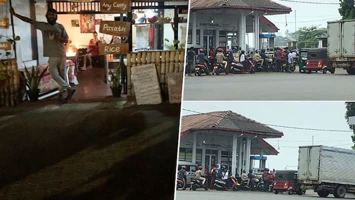 Sri Lanka economic crisis Long queue at pumps no electricity more gcw Sri Lanka economic crisis Long queue at pumps no electricity more gcw
