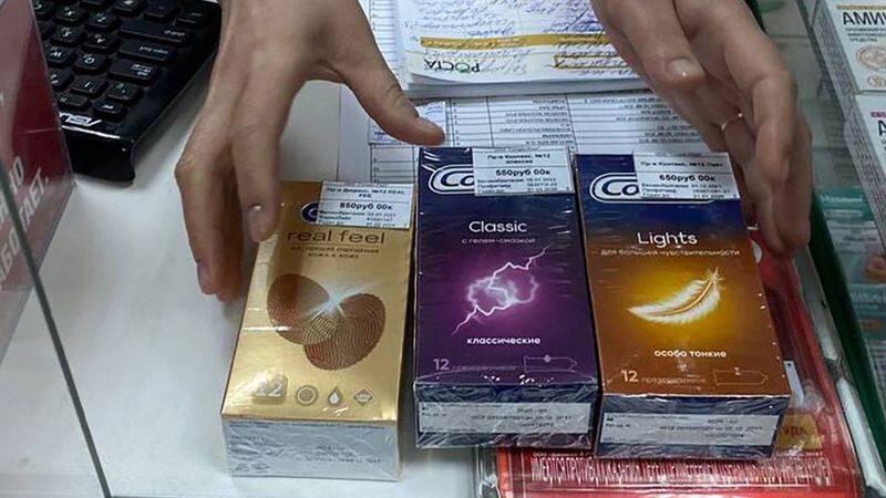 Many Russian people have started buying and stockpiling condoms As a result condom sales in March were 3 times higher than in March
