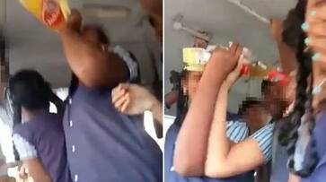 Students who cut a cake and celebrated their birthday with a bottle of beer in the school classroom have been suspended Kak Students who cut a cake and celebrated their birthday with a bottle of beer in the school classroom have been suspended Kak