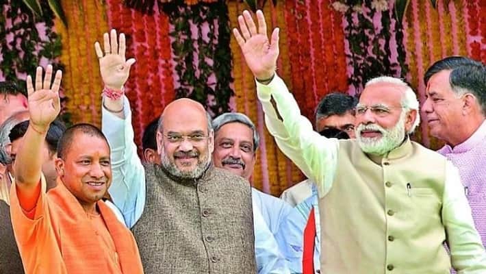 Gujarat Assembly Election Result BJP blossomed in PM Narendra Modi and amit shah village san Gujarat Assembly Election Result BJP blossomed in PM Narendra Modi and amit shah village san